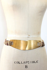 Coiled Brass Rope Belt