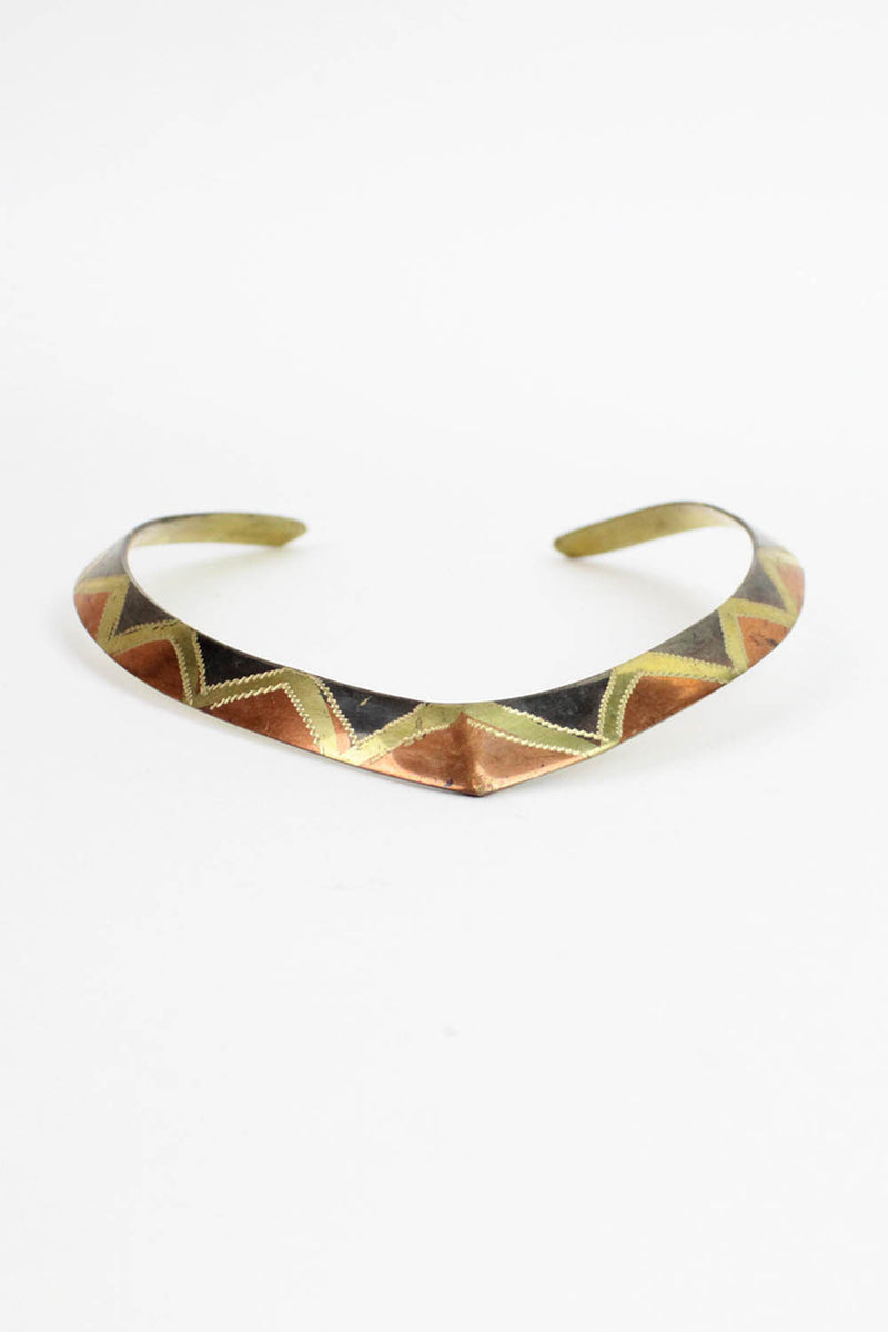 Angular Tri-metal Choker