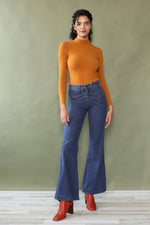 Leggns 1970s Denim Flares S/M