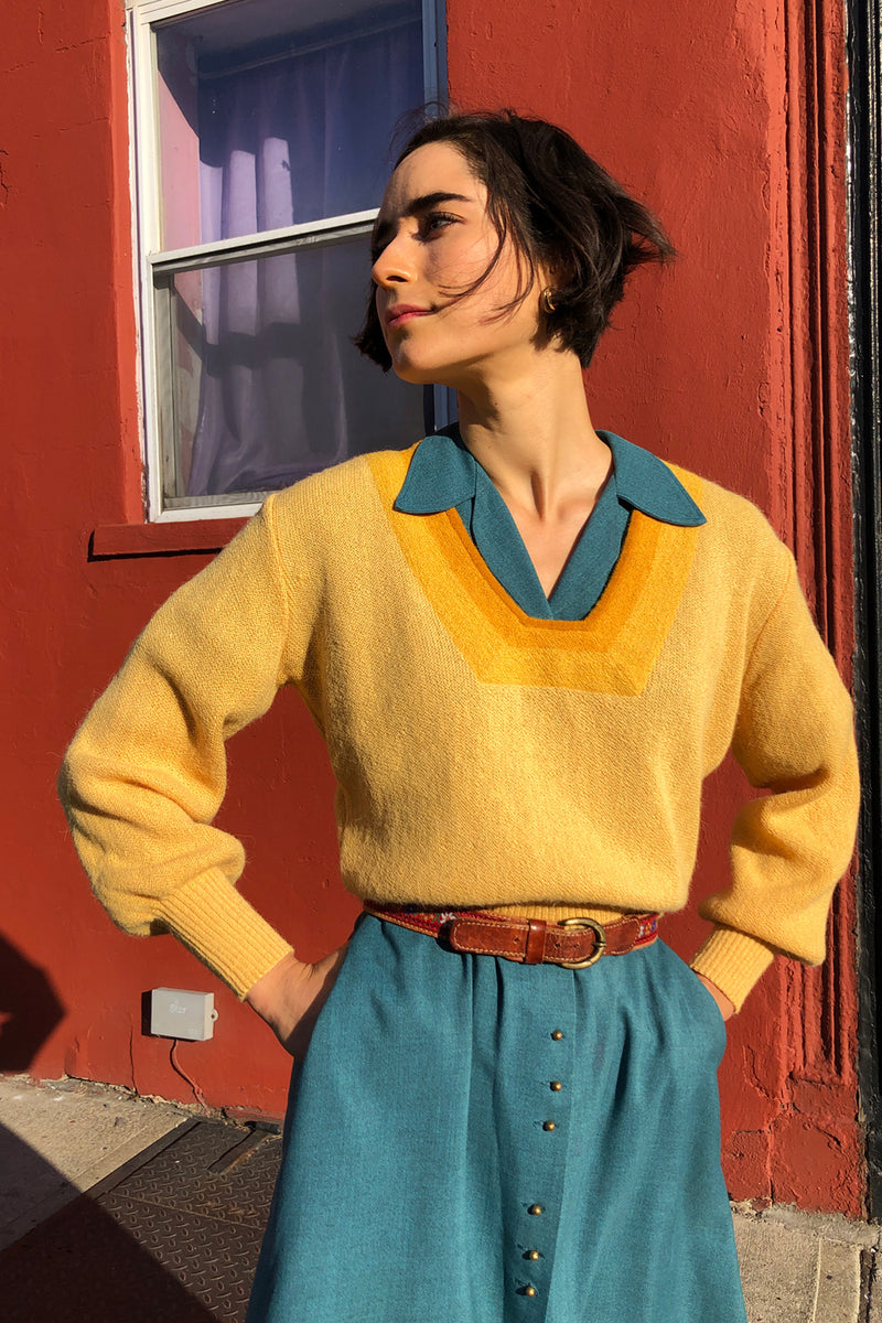 Canary Pullover Sweater S/M