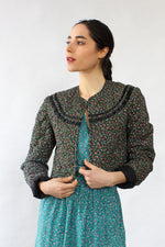 Quilted Calico Jacket S