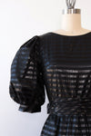 Wet Look Stripe Peasant Gown XS/S