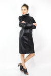 North Beach Leather Zip Dress S/M