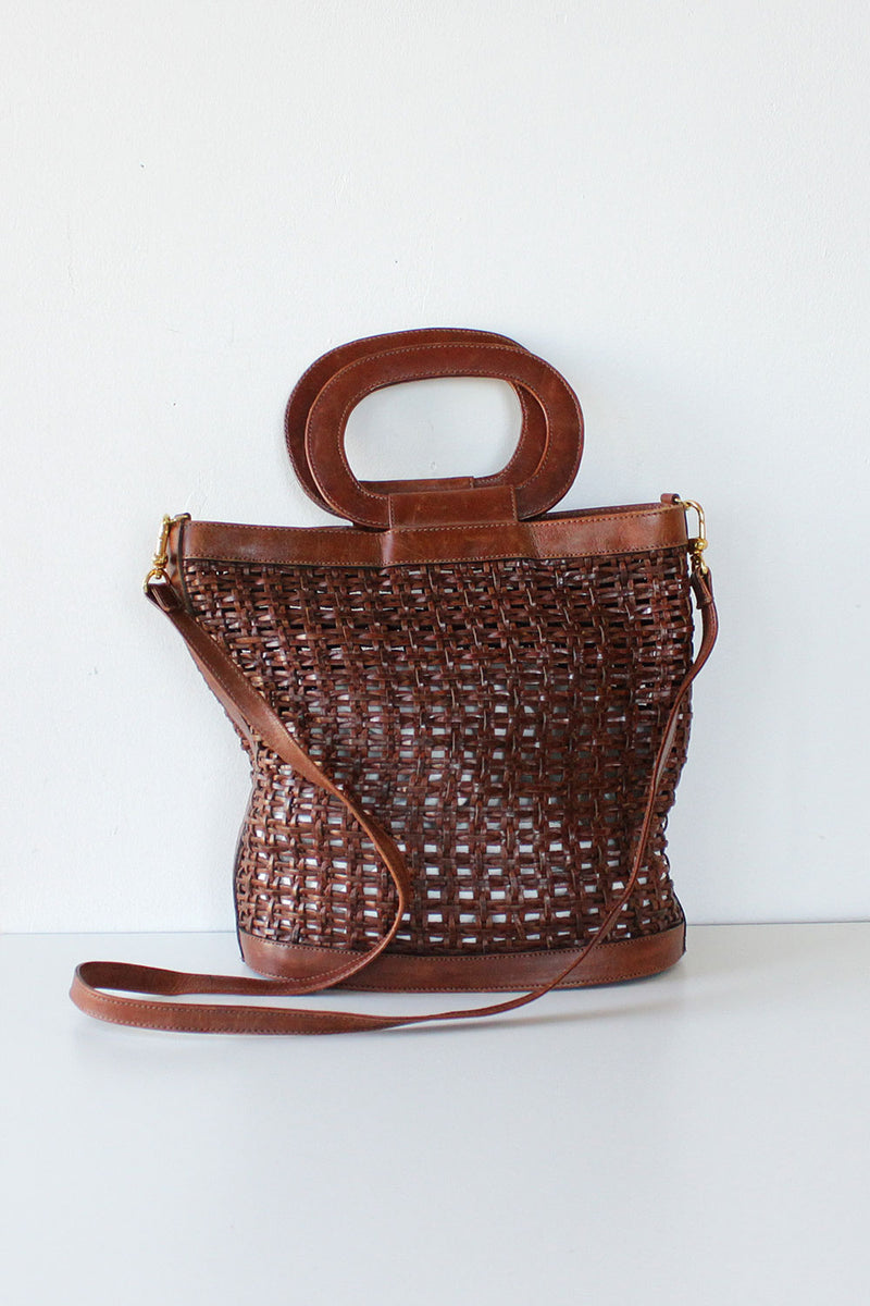 Woven Bucket Bag