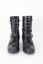 Buckled Combat Boots 7