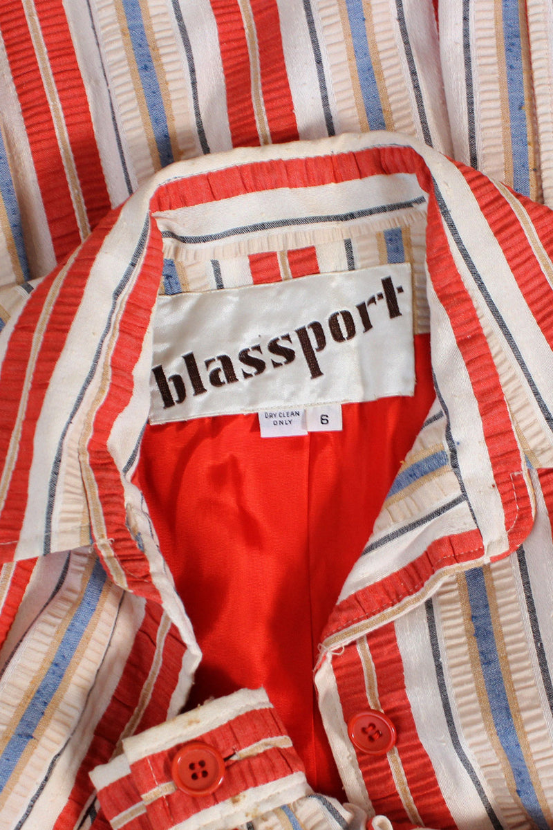 Blassport Seersucker Stripe Jacket XS/S