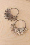 Taxco Sterling Sun Hoops