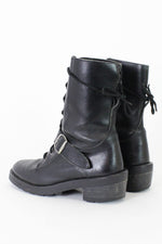 Buckled Combat Boots 7