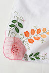 Peony Embroidered Neck Scarf