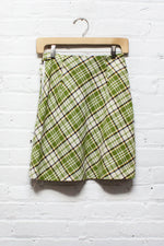 Bobbi Plaid Mini Skirt XS