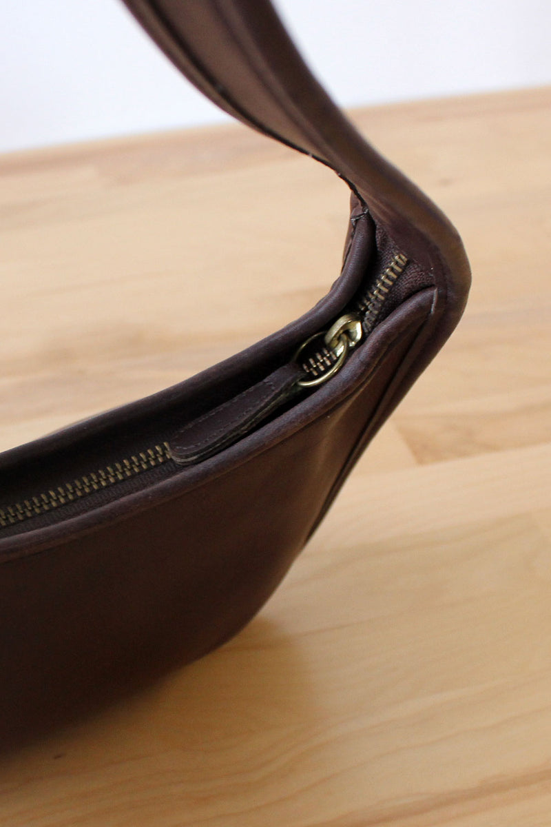 Chocolate Coach Shoulder Bag – OMNIA