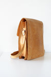 Honey Tan Leather Satchel