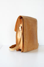 Honey Tan Leather Satchel