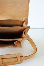 Honey Tan Leather Satchel