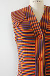 Striped Knit Duster S