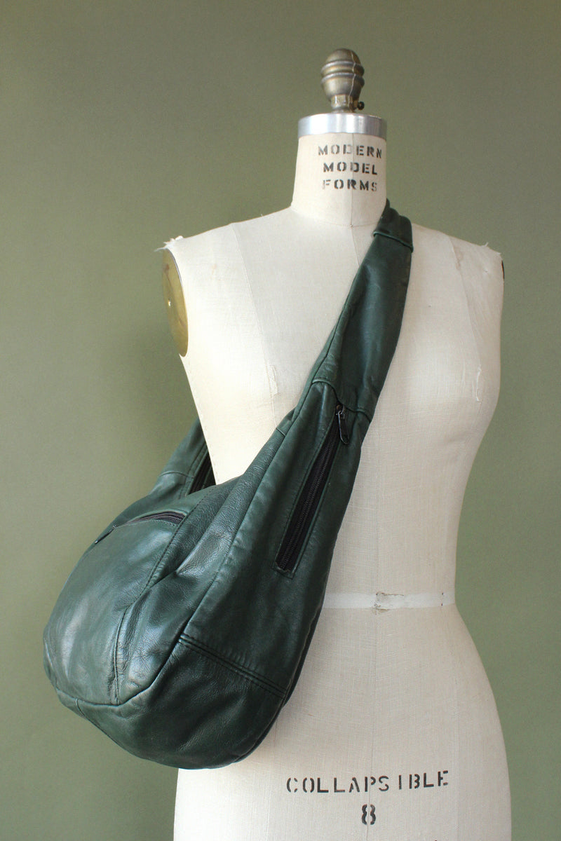Evergreen Slouchy Shoulder Bag