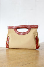 Canvas Cutout Clutch