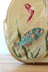 Needlepoint Aquatic XL Purse