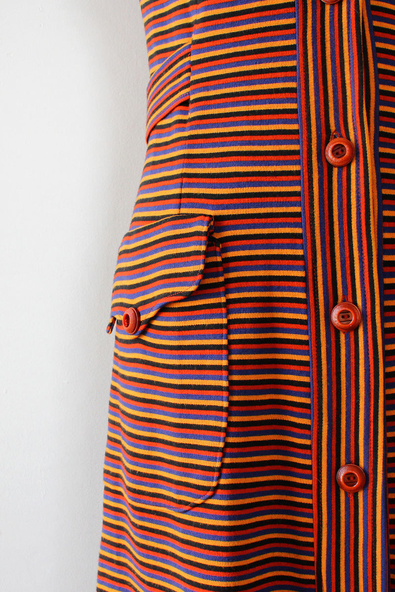 Striped Knit Duster S