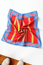 Primary Stripe Cotton Scarf