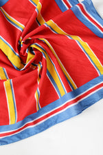 Primary Stripe Cotton Scarf