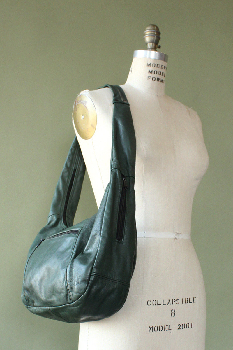 Evergreen Slouchy Shoulder Bag