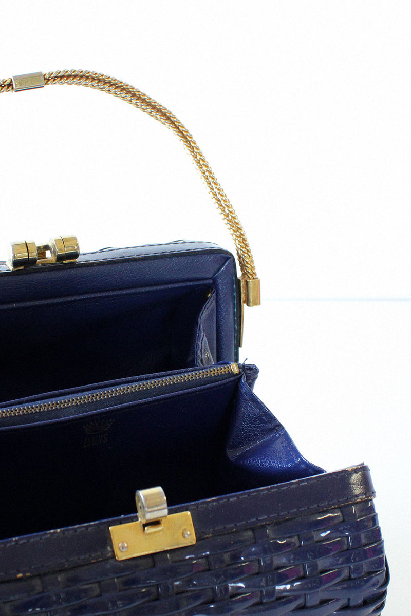 Lewis Wicker Handbag