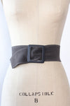 Pewter Suede Thick Belt