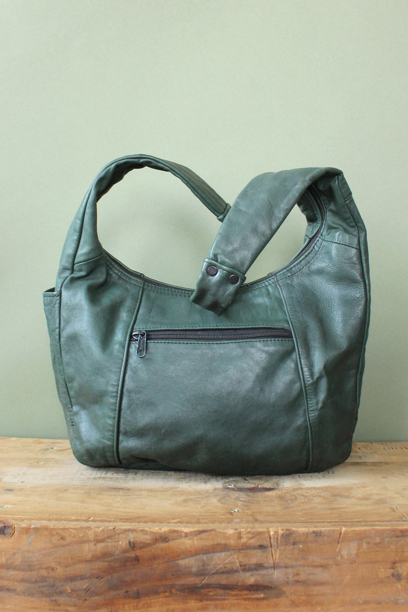 Evergreen Slouchy Shoulder Bag