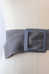 Pewter Suede Thick Belt