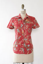 Ralph Lauren Cotton Bloom Buttondown S