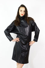 North Beach Leather Zip Dress S/M