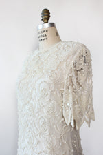 Carina Pearly Beaded Dress L