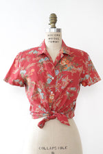 Ralph Lauren Cotton Bloom Buttondown S