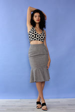Gingham Hourglass Skirt XS/S