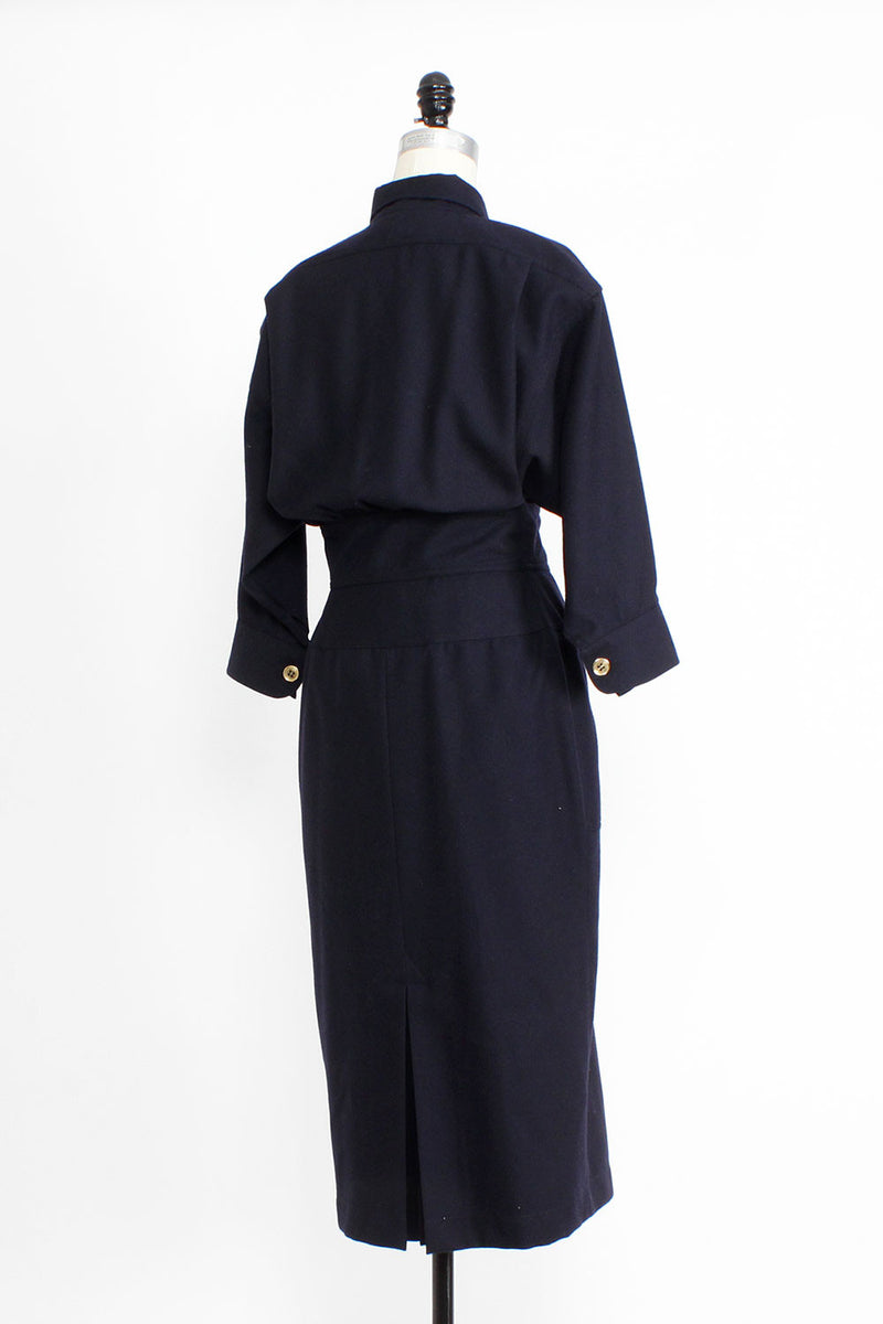 Button Button Button Uniform Dress S/M