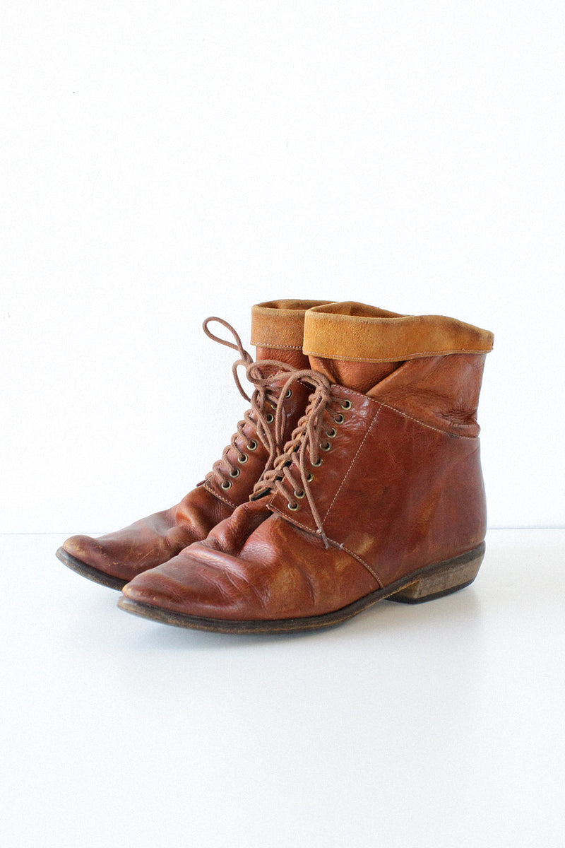 Cuffed Ankle Boots 6 1/2