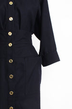 Button Button Button Uniform Dress S/M
