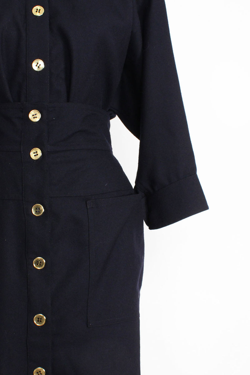 Button Button Button Uniform Dress S/M