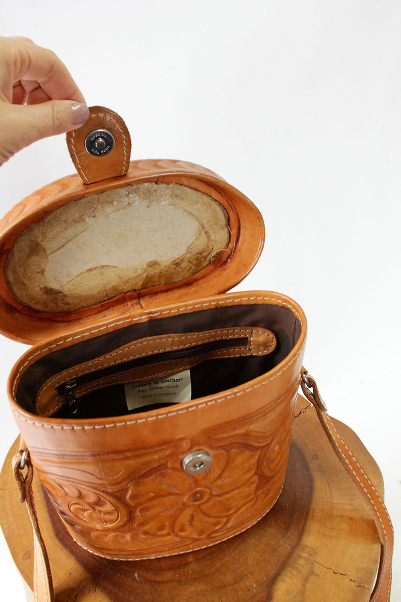 Cerro Leon Tooled Bag