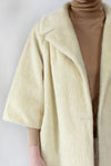 Lilli Ann Cream Mohair Coat S/M/L