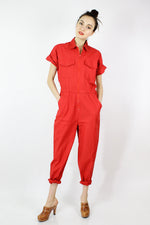 Red Rosie Jumpsuit S