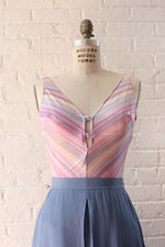 Pastel Streak John Weitz Swimsuit S/M