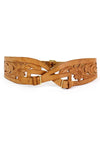 infinity tooled leather belt