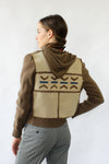 Suede Patchwork Hooded Jacket M/L