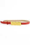 Skinny Suede Statement Belt