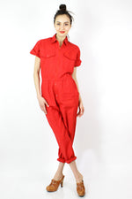 Red Rosie Jumpsuit S