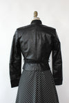 Angular Cropped Leather Jacket XS/S