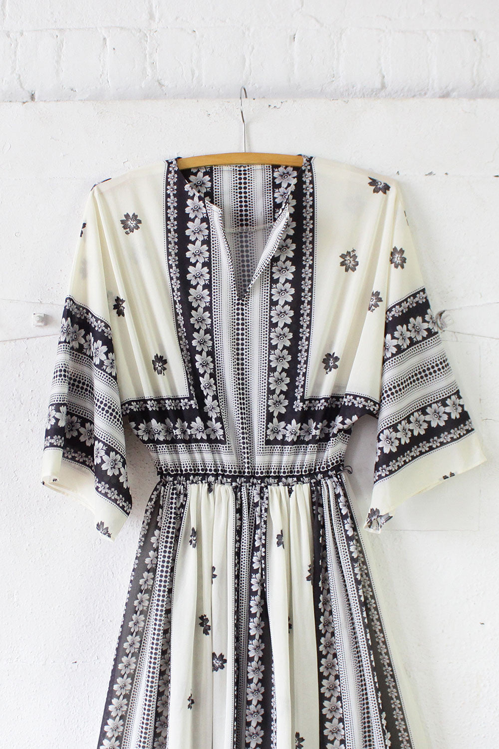 Flyaway Scarf Print Dress