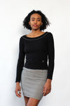 Sonia Rykiel Ruffle Neck Sweater S/M